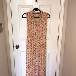 Summer floral maxi dress